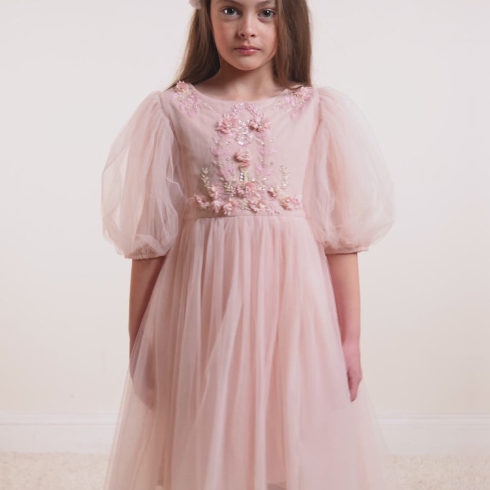 Tutu du Monde Charmed Tulle Dress Hazel Pink 4-5Y